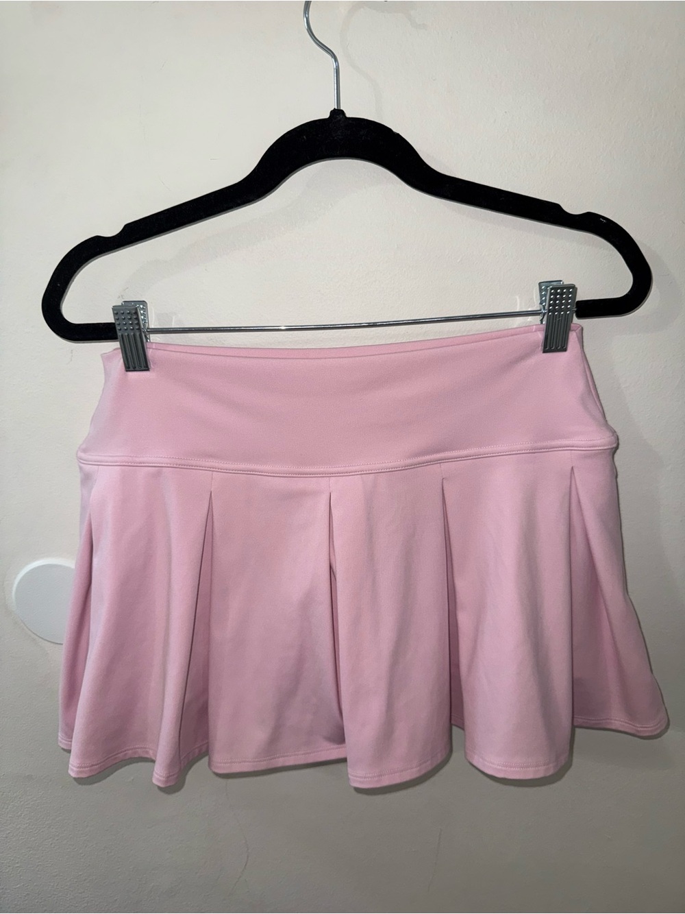 Gilly Hicks Light Pink Pleated Women's Skirt With Shorts Under
